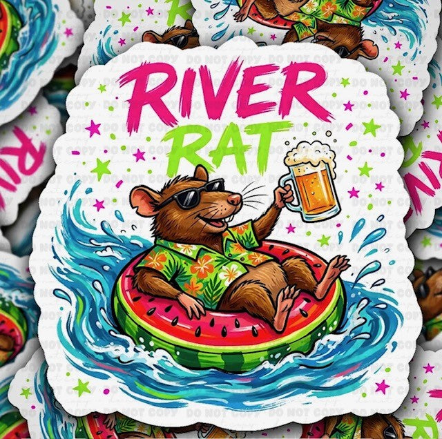 River Rat Sticker
