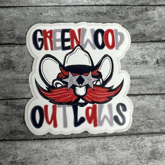 Greenwood Outlaws Sticker