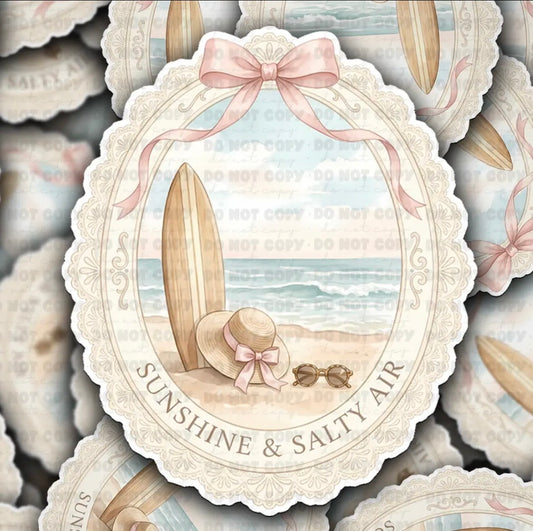 Sunshine & Salty Air Sticker