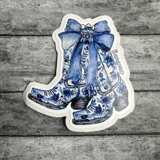 Blue Ranger Boots Sticker