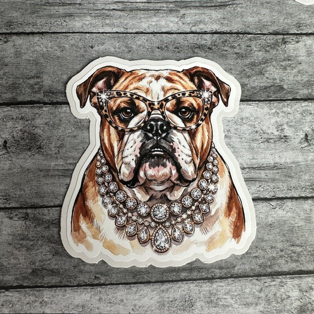 Boujee Bulldog Sticker