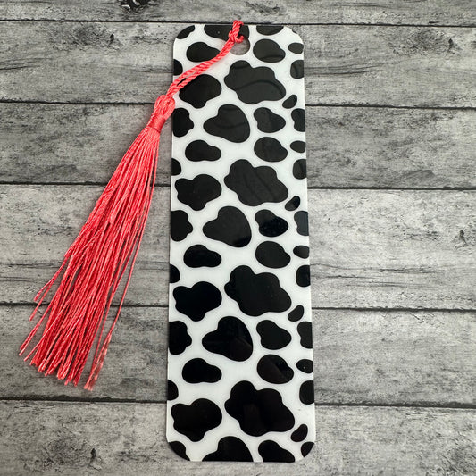 Cow Print Bookmark